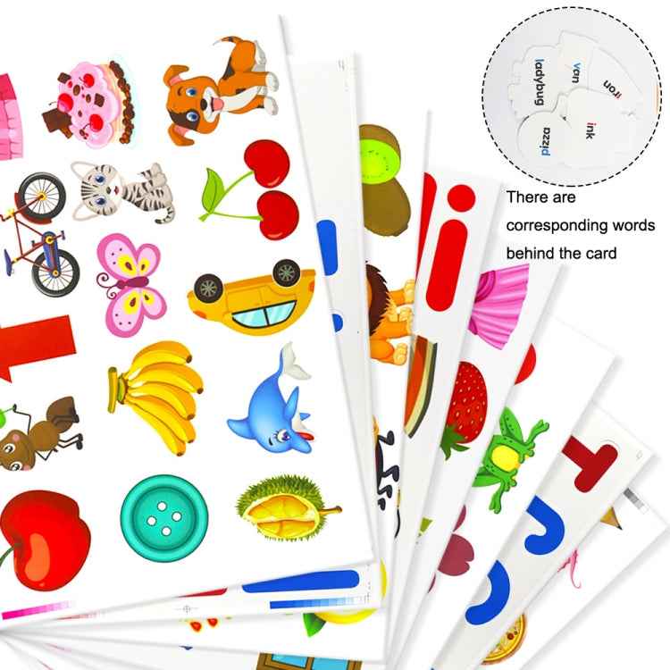 Alphabet Card Early Teaching Hanging Bag Letter Pocket, Alphabet Card