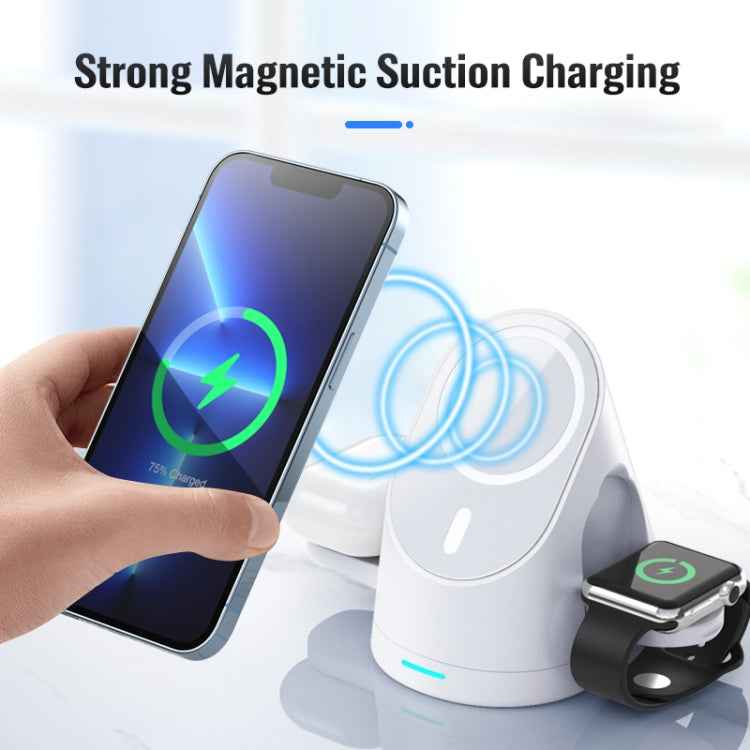 LFX-179 Magnetic Vertical 3 in 1 Wireless Charging Bracket