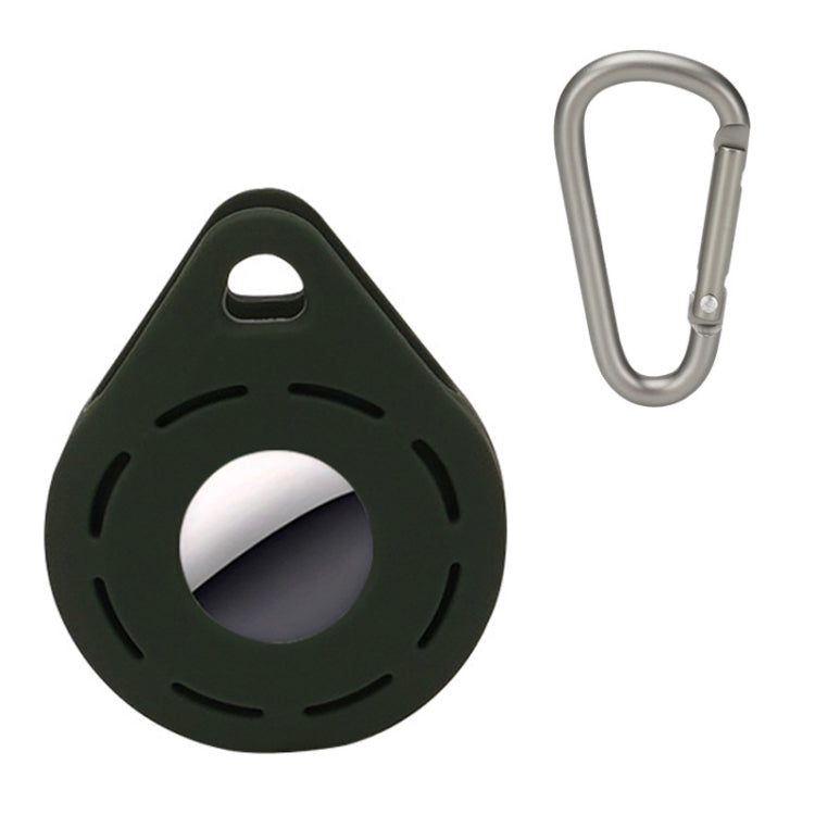 Location Tracker Anti-Lost Silicone Protective Cover For AirTag 2nd Gen / AirTag 1st Gen, Lime White, Mint Green, Orange, Black, Red, Yellow, Denim Blue, Wine Red, Ink Green, Noon Blue, Pink, Coral Color, Transparent, Luminous Green, Luminous Blue+Buck...