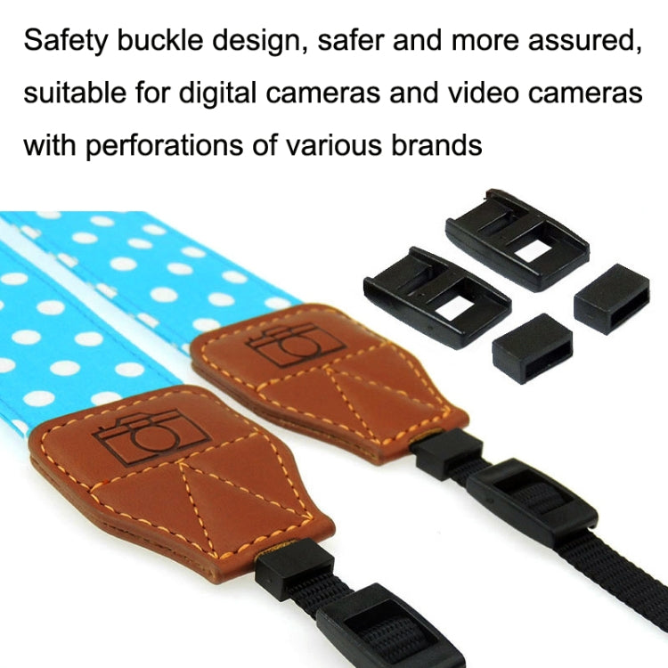 Multi-color Shoulder Neck Strap SLR Retro Camera Shoulder Strap, White, Blue, Black, Wine Red, Rose Pink