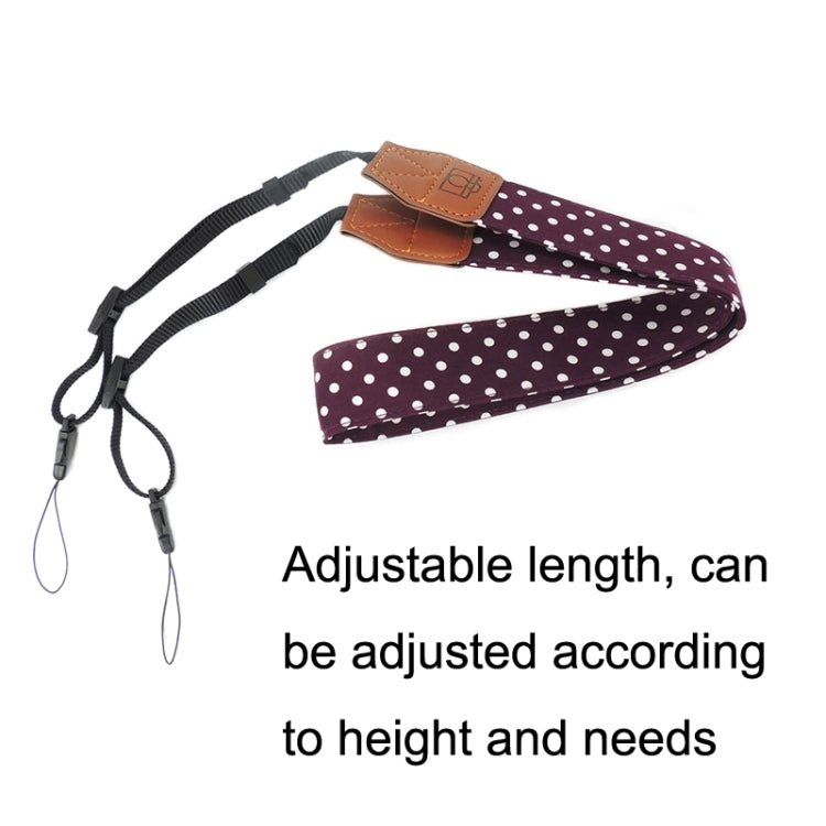 Multi-color Shoulder Neck Strap SLR Retro Camera Shoulder Strap, White, Blue, Black, Wine Red, Rose Pink