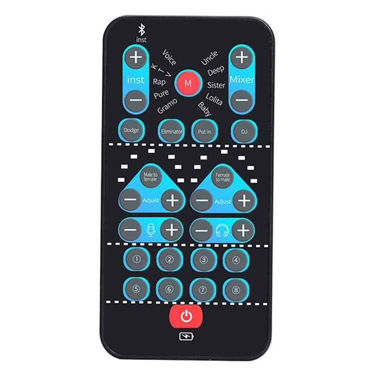 M10 Mobile Computer Sound Card Mini Voice Changer K Song Recording Bluetooth Voice Changer