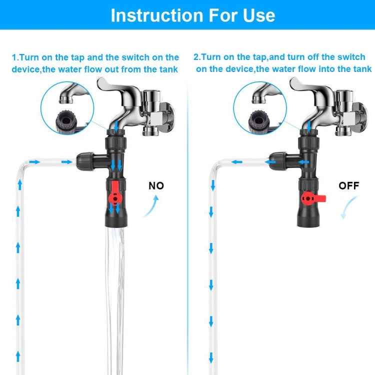 GYHS-03 Fish Tank Water Replacement Water Pumping Machine Faucet Type Water Changer