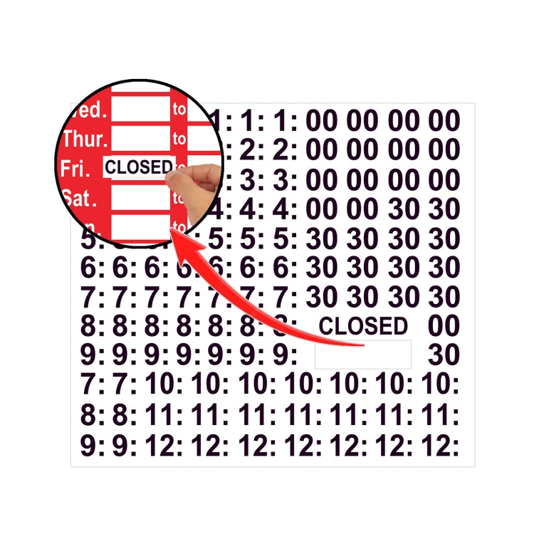 Company Shop Coffee Business Premises Business Hours Sticker