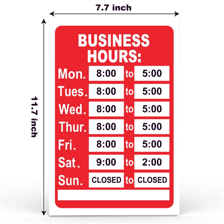 Company Shop Coffee Business Premises Business Hours Sticker