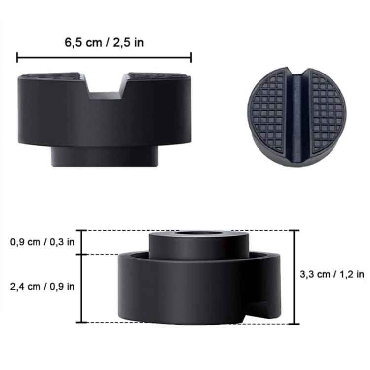 4PCS Automobile Universal Jack Bracket Rubber Support Block