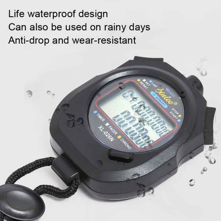 XINLONG XL-026N Double Row 10 Memories Electronic Stopwatch Large Screen Display Referee Timer