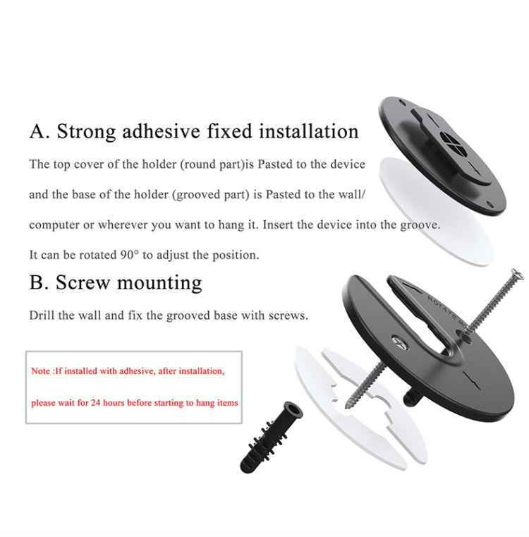 Tablet Router TV Box Wall Mount Bracket Holder