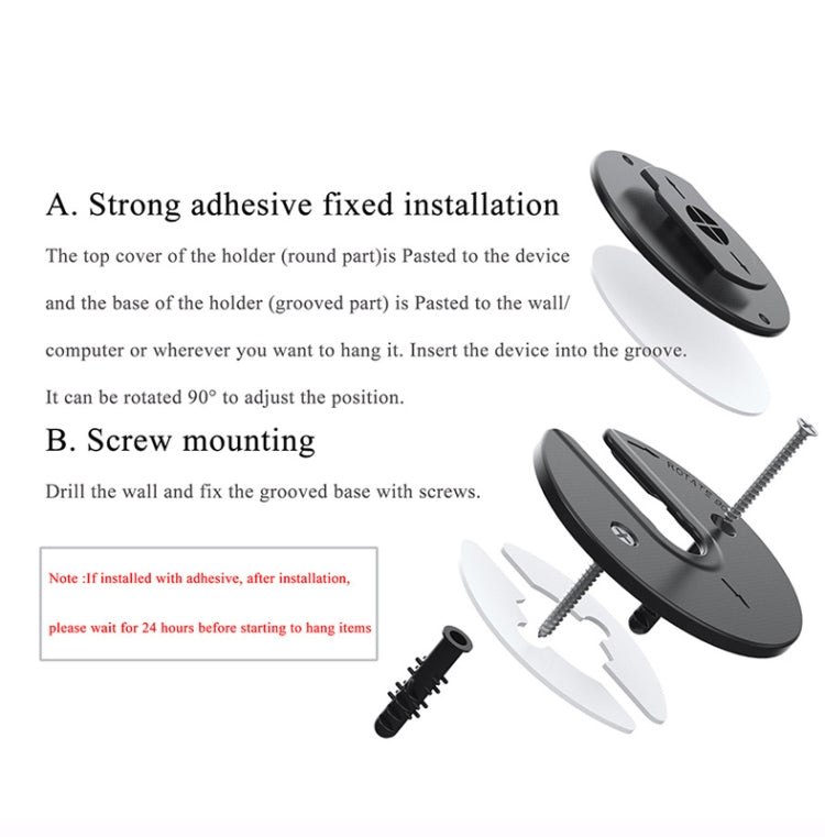 Tablet Router TV Box Wall Mount Bracket Holder