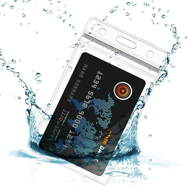 20 PCS Transparent PVC Vertical Plastic Card Sleeves Waterproof ID Card Sleeves Badges