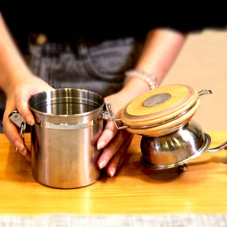 Household Stainless Steel Hand Crank Coffee Bean Grinder