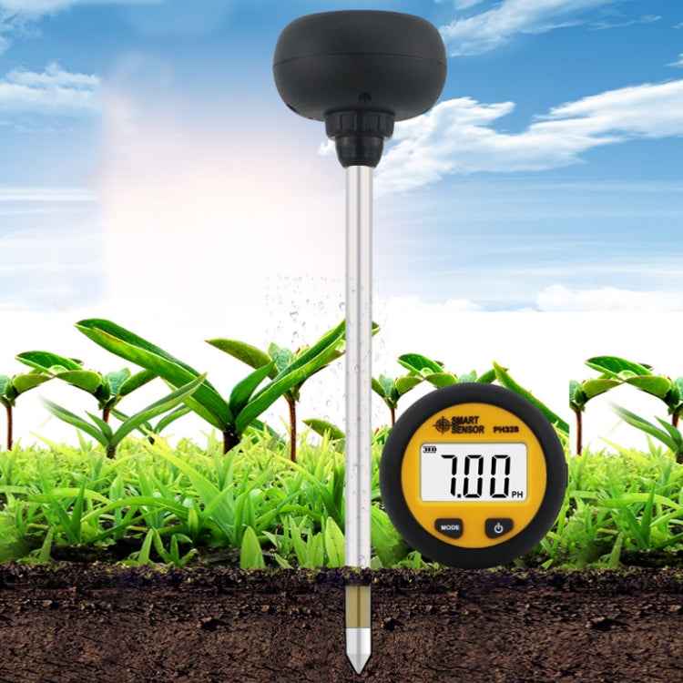 Smart Senser PH328 Soil Acidity Meter Fertilizer Nutrient Humidity Detector