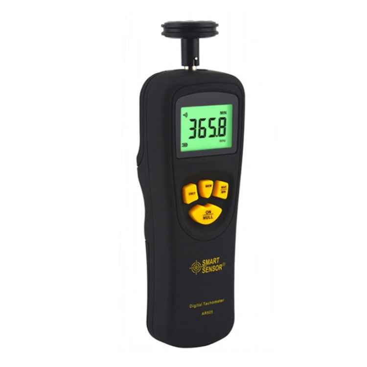 Smart Sensor AR925 LCD Display Contact Tachometer