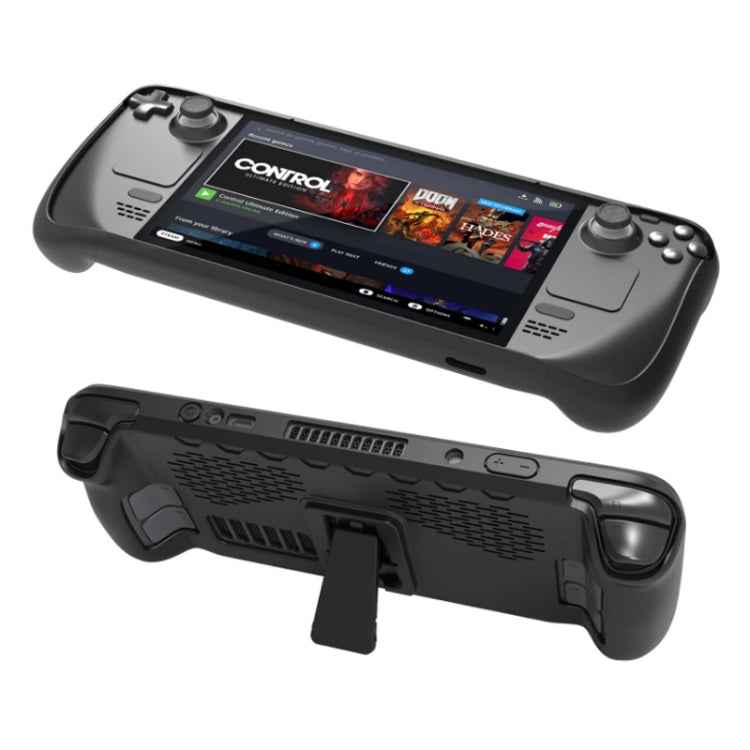 JYS For Steam Deck Handheld TPU Case + Touchpad Button Sticker