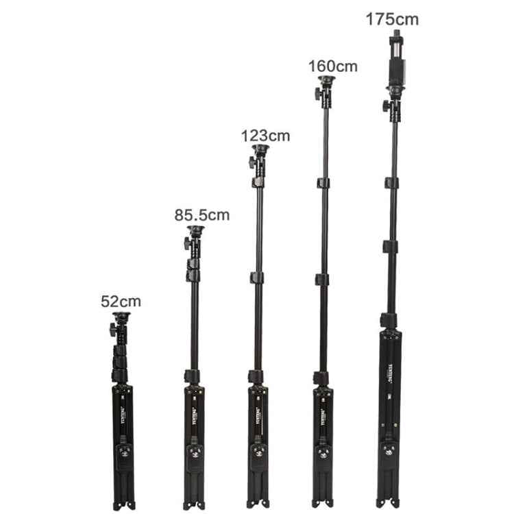 YUNTENG 1388L Tripod Selfie Stick Phone With Bluetooth Remote Control