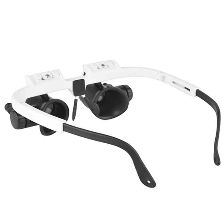 9892H-1 8x / 15x / 23x 2LED Head-mounted Magnifier Watch Repair Glasses Type Magnifier