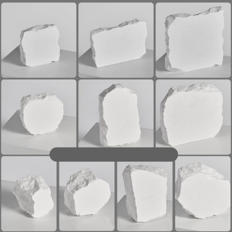 Irregular Plaster Jewelry Ornaments Photography Props, Size:, 1.6cm Small, 1.6cm Medium, 1.6cm Large, 2.6cm Small, 2.6cm Medium, 2.6cm Large, 4.8cm Small, 4.8cm Medium, 4.8cm Large A, 4.8cm Large B