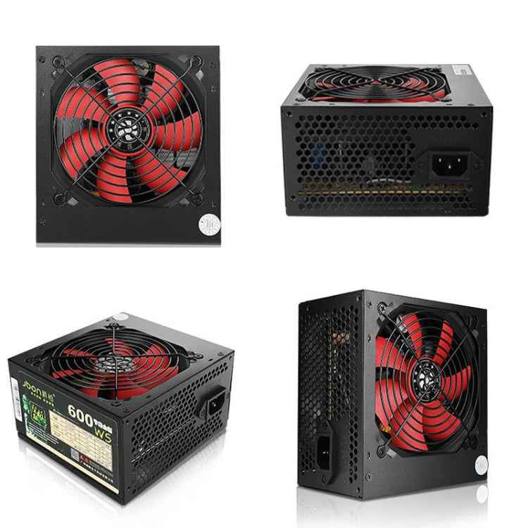 Jbon 600WS Rated 500W Dual 6Pin Desktop PC Power Supply