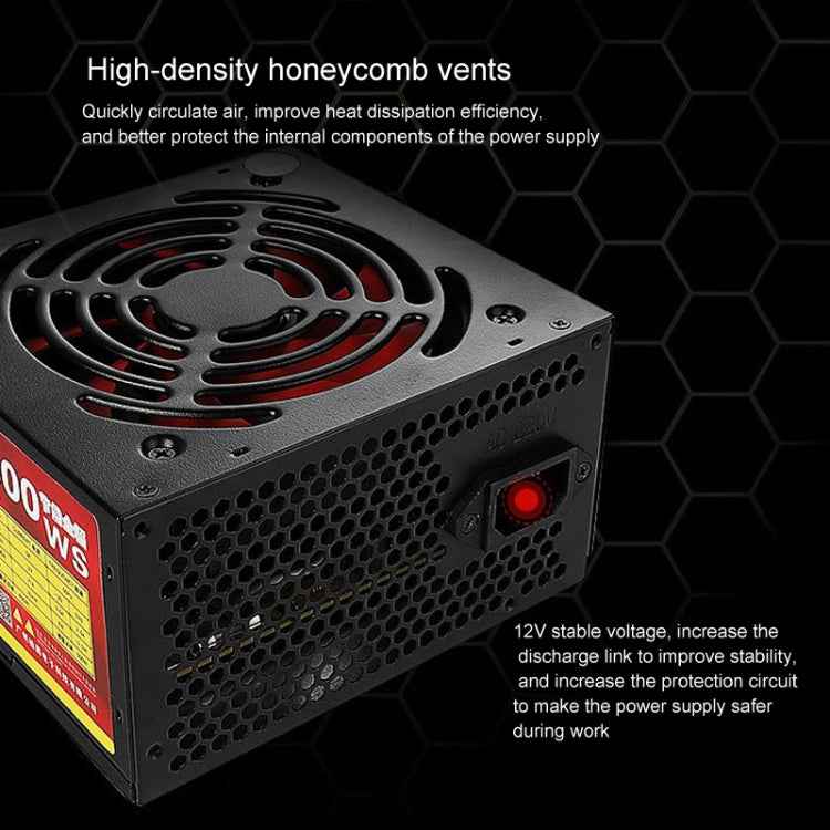 JBON 500WS ATX 12V Computer Power Supply With 12cm Fan