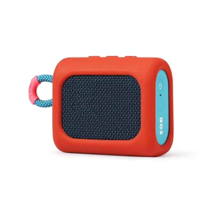 For JBL GO3 Dust-proof Silicone Case Anti-fall Speaker Case