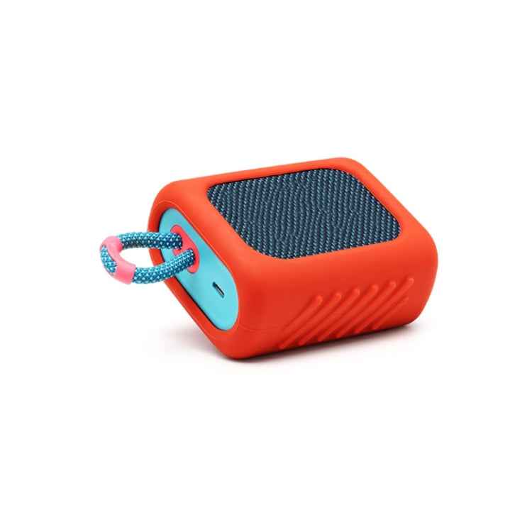 For JBL GO3 Dust-proof Silicone Case Anti-fall Speaker Case