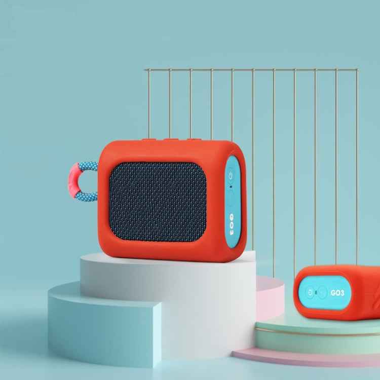For JBL GO3 Dust-proof Silicone Case Anti-fall Speaker Case