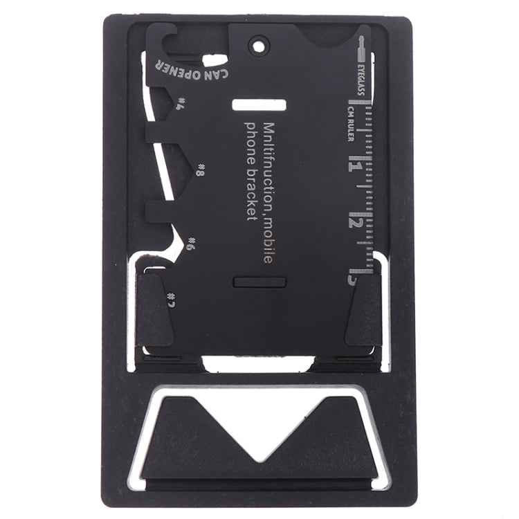 4 PCS Multifunction Folding Mobile Phone Bracket Mini EDC Tool Card Bottle Opener
