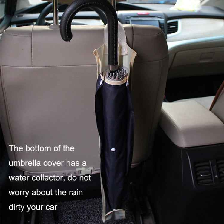Car Umbrella Cover Foldable Storage Bag Hanging Seat Back Pocket