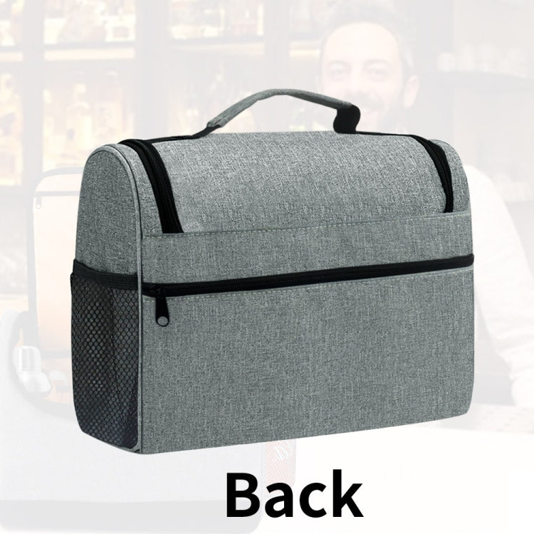 Travel Bartender Kit Bag Bar Tool Storage Bag, 32.5 x 14.5 x 25.4cm