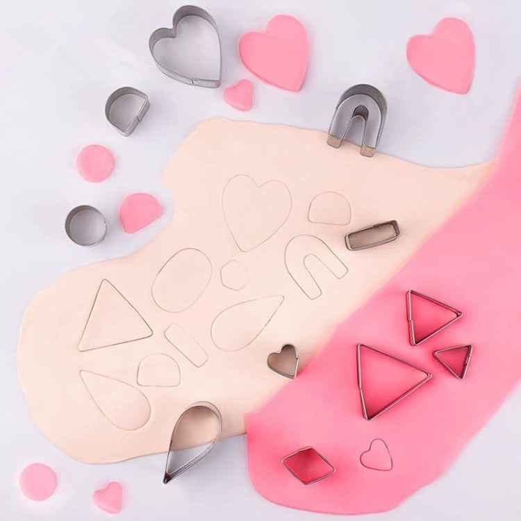 36 In 1 Stainless Steel Polymer Clay Earring Cutters Baking Mould