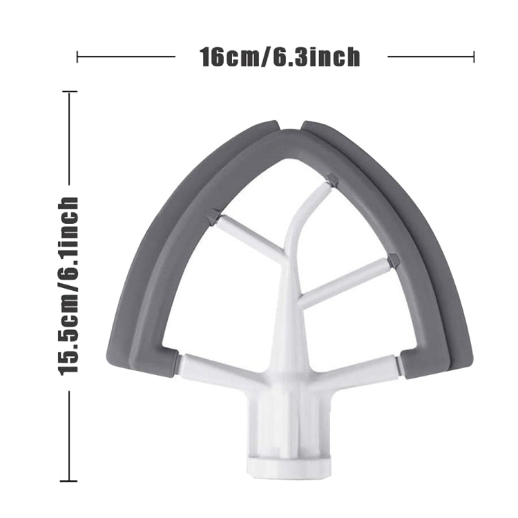 KA-5A For Kitchenaid Tilt-Head Mixers 4.5-5QT Flex Edge Beater With Flexible Silicone Edges, KA-5A