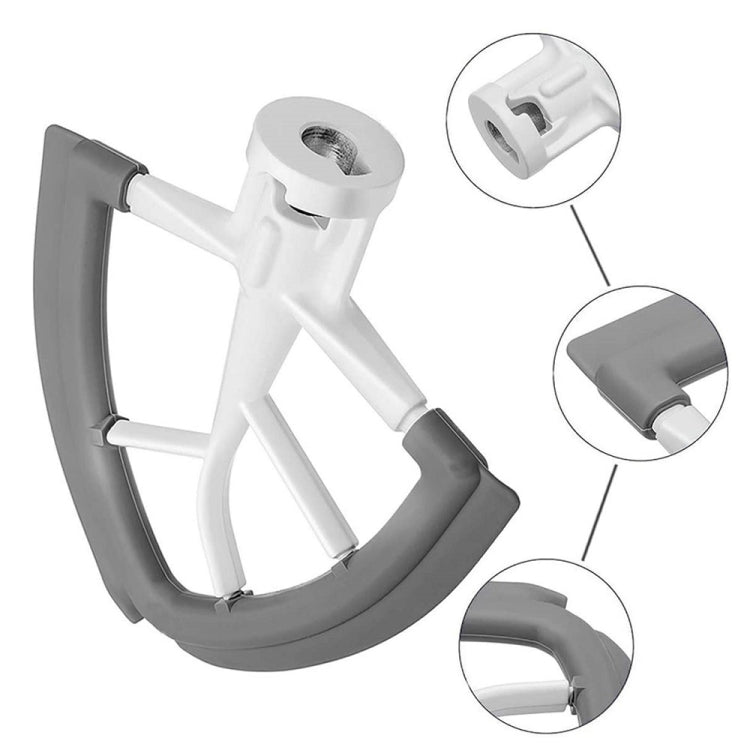 KA-5A For Kitchenaid Tilt-Head Mixers 4.5-5QT Flex Edge Beater With Flexible Silicone Edges, KA-5A