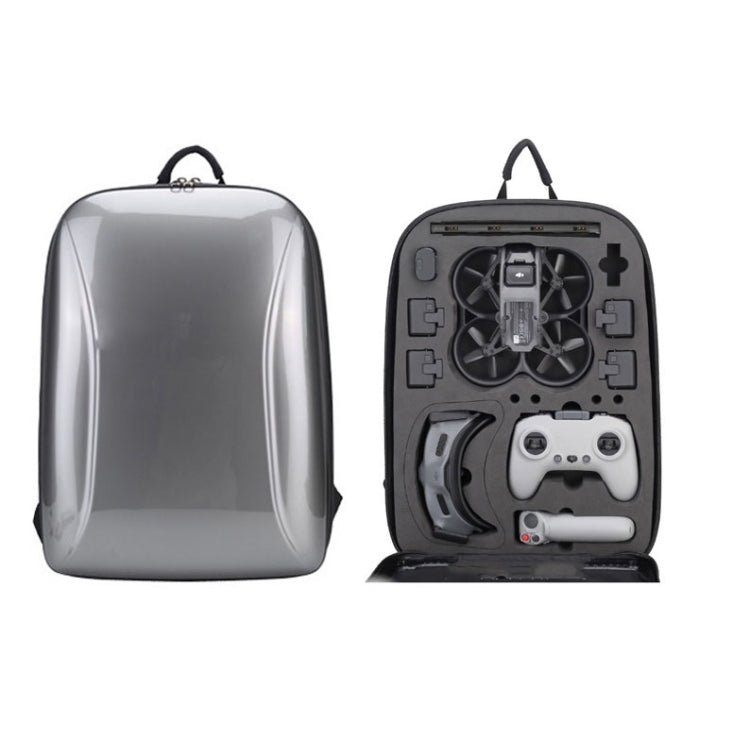 For DJI AVATA Storage Bag Hard Shell Waterproof Shoulder Bag Backpack, Style 1 Brushed Gray Black Inner, Style 1 Metal Gray Black Inner, Style 1 Brushed Gray Yellow Inner, Style 1 Metal Gray Yellow Inner