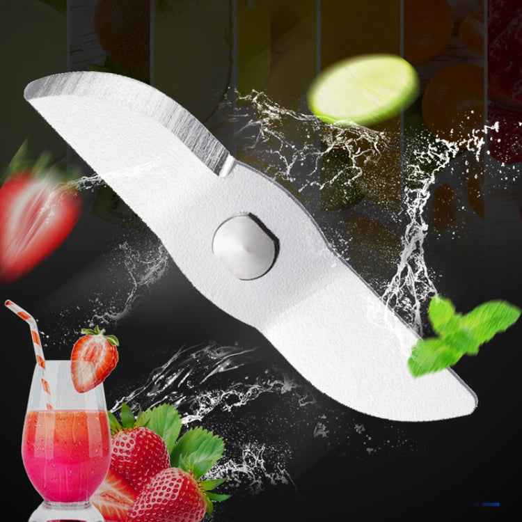 50 PCS CA-M239 Portable Fruit Juicer Blade Semi-Circle Straight 304 Stainless Steel Stirring Knife