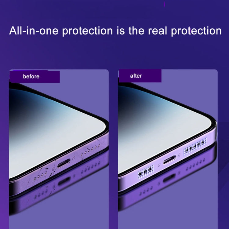 5 Sets Soft Hydrogel Film Speaker Dust Net For iPhone 14 iPhone 13 iPhone 12 Series ,Spec:, 2pcs/set