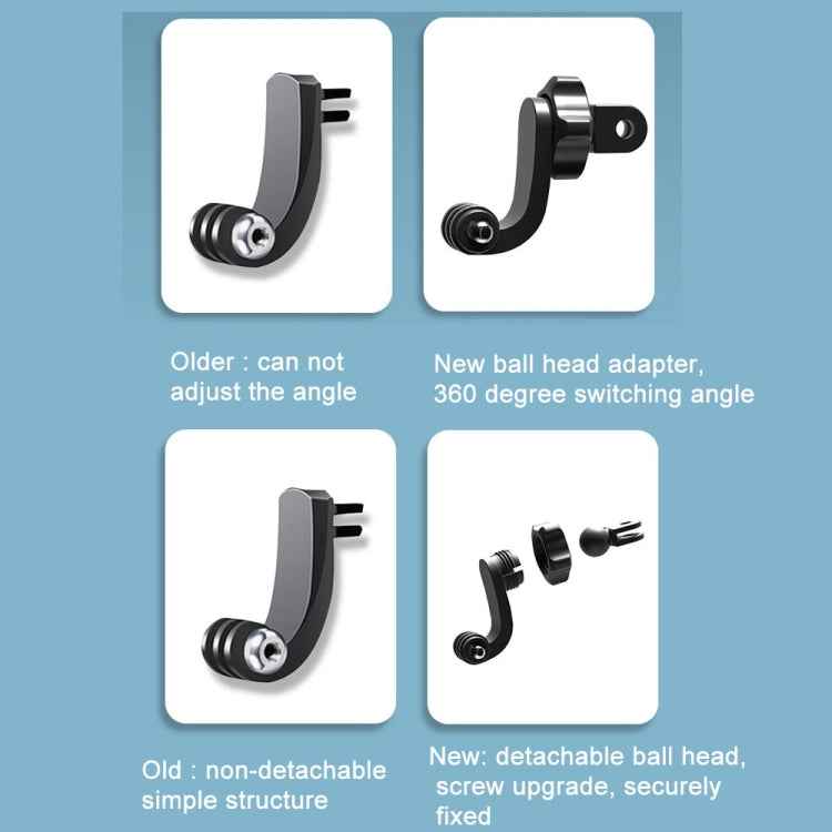 2 PCS ST-06 Basic Strap Mount Surface Buckle for GoPro Hero11 Black / HERO10 Black /9 Black /8 Black /7 /6 /5 /5 Session /4 Session /4 /3+ /3 /2 /1, DJI Osmo Action and Other Action Cameras