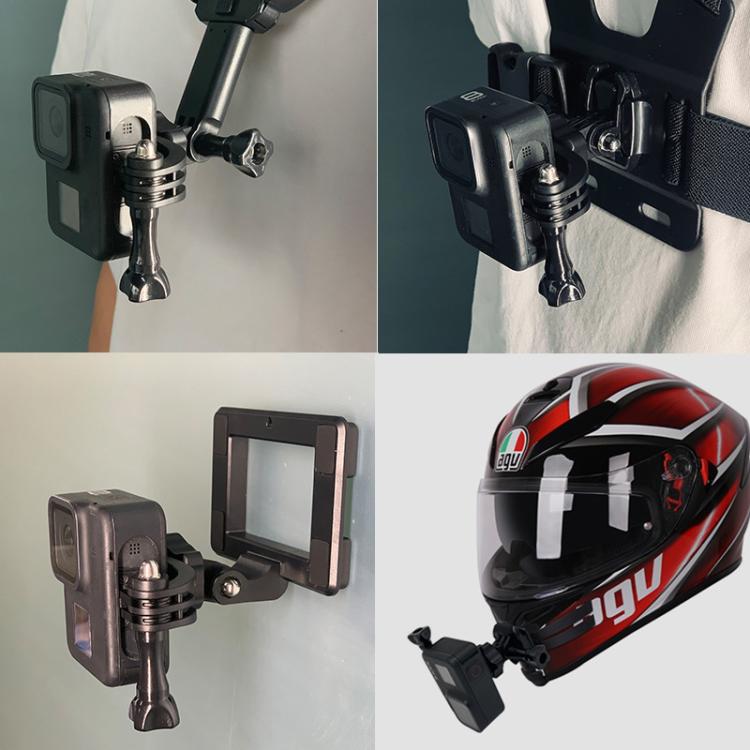 2 PCS ST-06 Basic Strap Mount Surface Buckle for GoPro Hero11 Black / HERO10 Black /9 Black /8 Black /7 /6 /5 /5 Session /4 Session /4 /3+ /3 /2 /1, DJI Osmo Action and Other Action Cameras