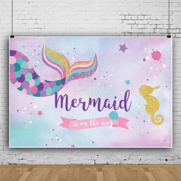120 x 80cm Mermaid Happy Birthday Photography Background Cloth, 120 x 80cm (12002575), 120 x 80cm (12009595), 120 x 80cm (12009608), 120 x 80cm (12009768), 120 x 80cm (12101789), 120 x 80cm (12101996), 120 x 80cm (11401122), 120 x 80cm (12010125)