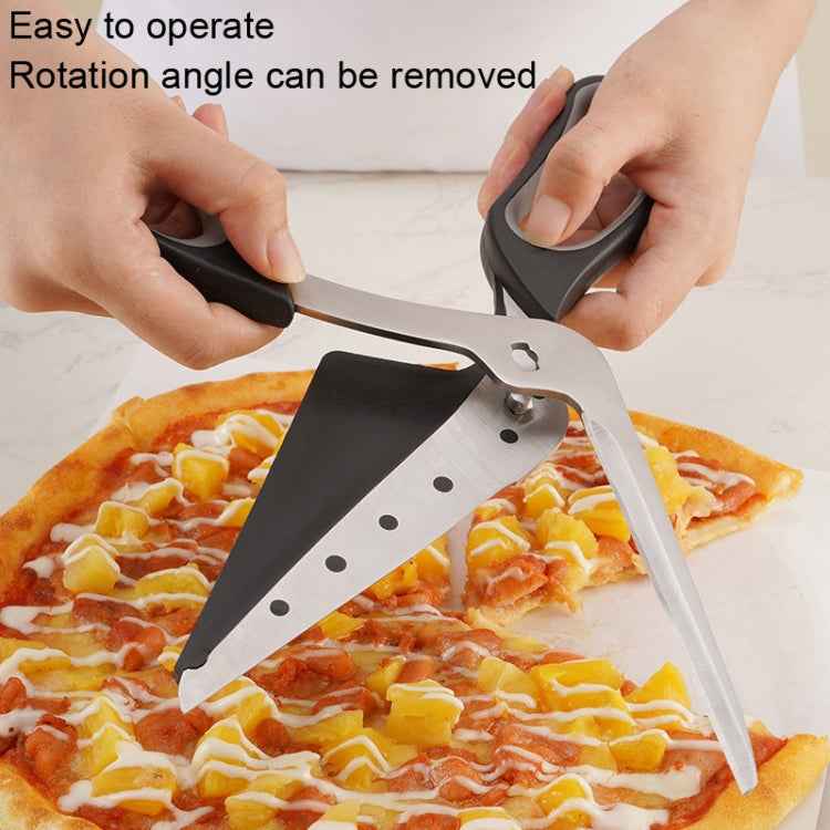 Removable Multi-Functional Stainless Steel PIZZA Scissors Shovel