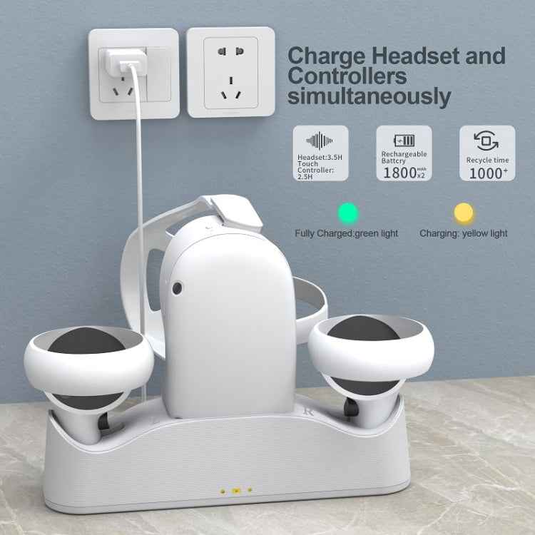 JYS OC003 For Meta Quest VR Glasses Grip Magnetic Base Charger