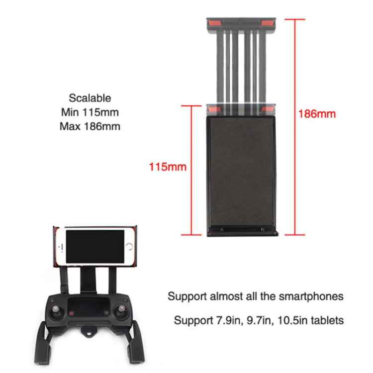 For DJI Spark Mavic Air Remote Controller Phone Tablet Holder Mount
