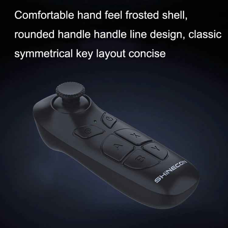 VR SHINECON SC-B03 VR Game Wireless Bluetooth Remote Control Handle Selfie Stick Remote Control Video Playback