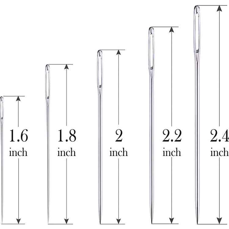 Big Eye Stainless Steel Embroidery Sewing Needle Tool Set