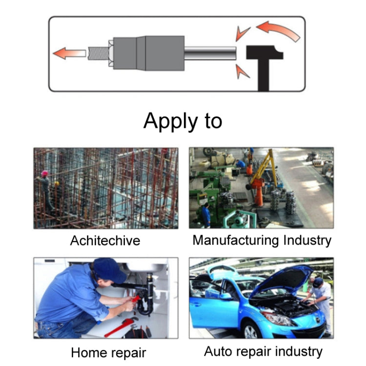 Car Tire Damaged Nut Non-slip Removal Socket Wrench Set