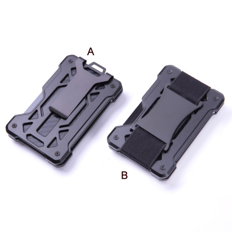 For AirTag 2nd Gen / AirTag 1st Gen Card Holder Metal Anti-Theft RFID Wallet, ak-4 A Black, ak-4 A Blue, ak-4 A Silver, ak-4 A Gray, ak-4 B Black, ak-4 B Silver, ak-4 B Blue, ak-4 B Gray