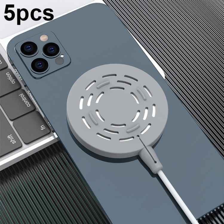 5pcs CP06 Magsafe Wireless Charger Silicone Protective Case