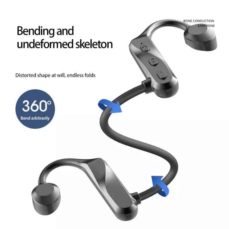 K69 Bluetooth Headset Sound Conduction Binoconic Business Sports Earphone