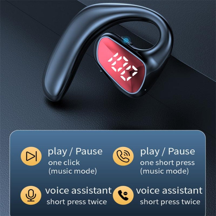 M-K8 Bluetooth Headset Ear Hanging Business Model Air Conduction Earphone, M-K8 Black, M-K8 Red, M-K8 Blue, M-K8 Green