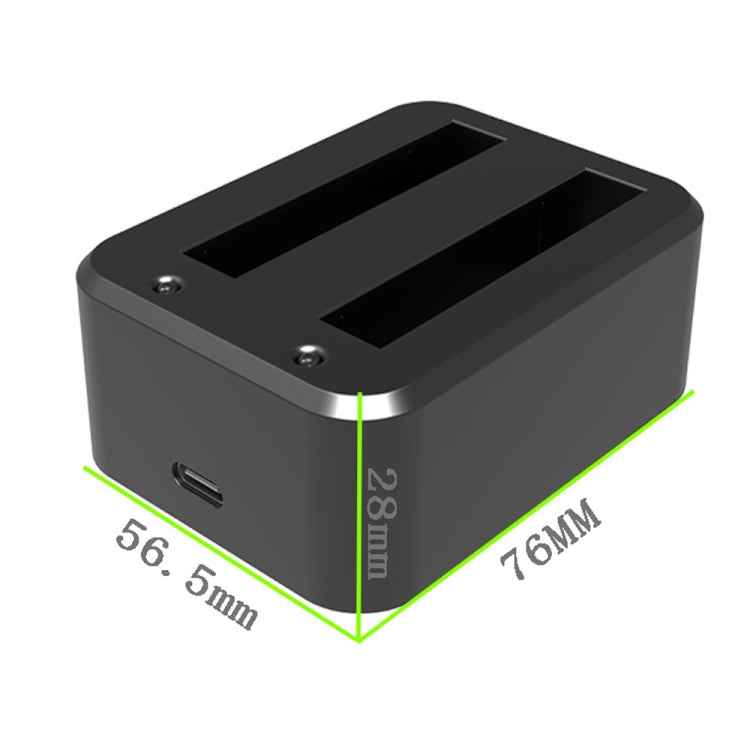 For Insta360 X3 A520 Panoramic Camera Batteries Charger Dual Charging Dock