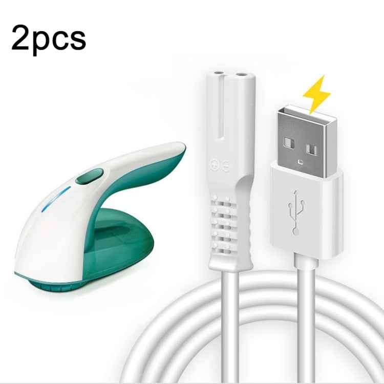 2pcs USB Charging Cable For Philips CONFU SUPOR Hair Ball Trimmer